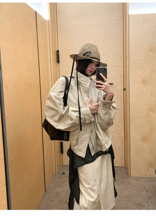 Hooded Zipper Jacket