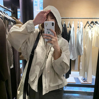 Hooded Zipper Jacket