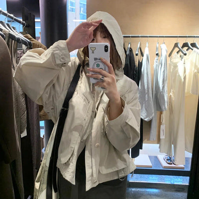 Hooded Zipper Jacket