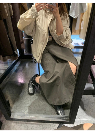 Hooded Zipper Jacket