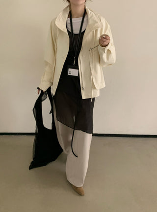 Hooded Zipper Jacket