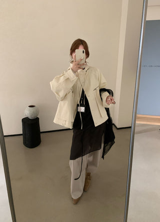 Hooded Zipper Jacket