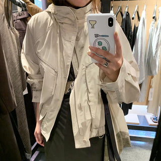 Hooded Zipper Jacket