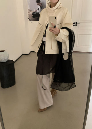 Hooded Zipper Jacket