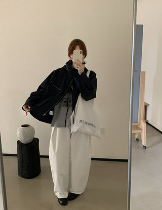 Hooded Zipper Jacket