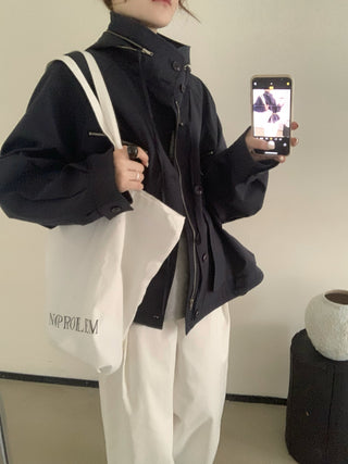 Hooded Zipper Jacket