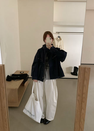 Hooded Zipper Jacket
