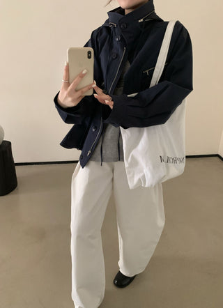 Hooded Zipper Jacket