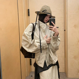 Hooded Zipper Jacket