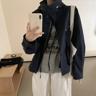 Hooded Zipper Jacket