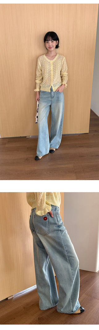 Wide-Leg Jeans