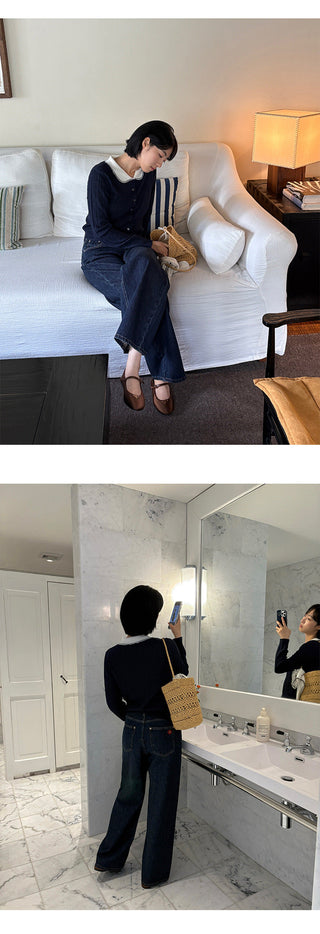 Wide-Leg Jeans
