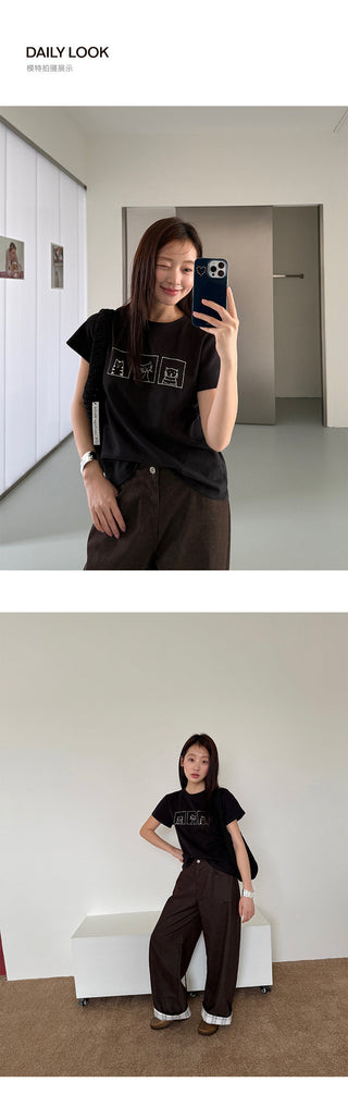 Kitten Print T-Shirt