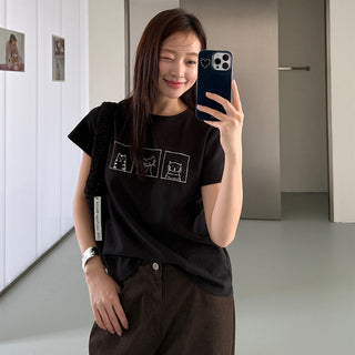 Kitten Print T-Shirt