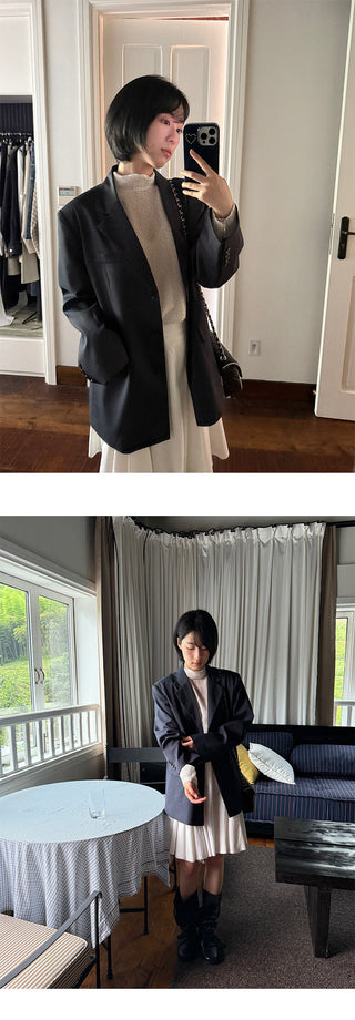Striped Suit Jacket