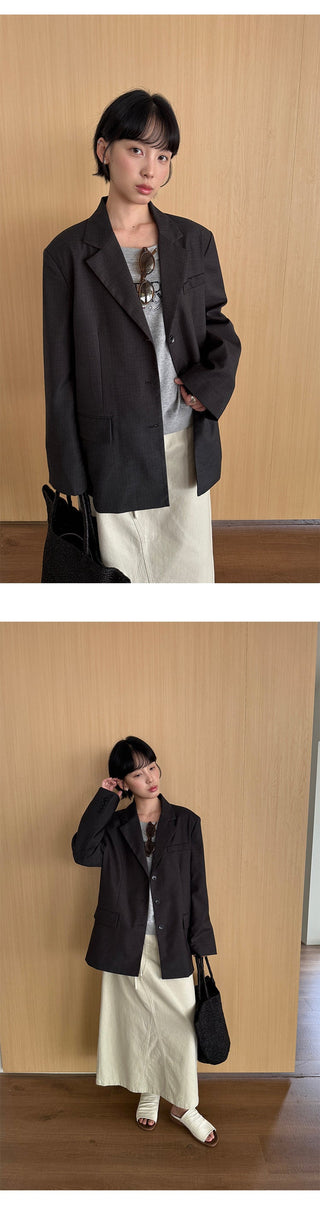 Striped Suit Jacket
