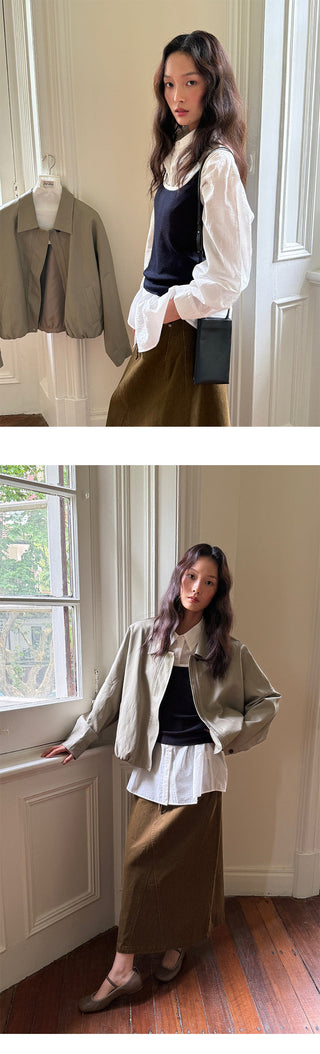 Square Collar top