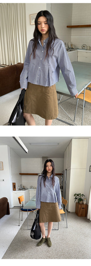 Plaid Short Shirt
