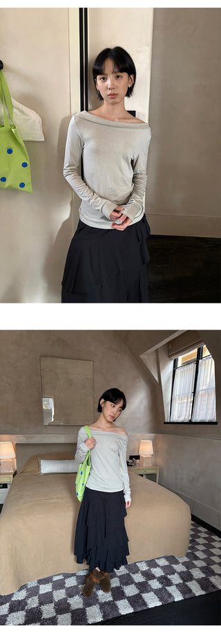 Backless Long T-Shirt