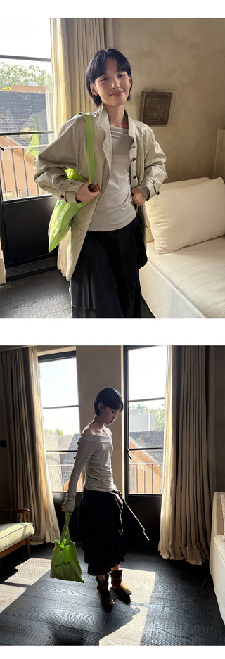Backless Long T-Shirt
