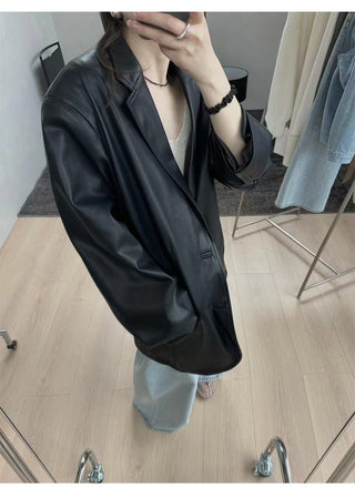 Suit Collar Leather