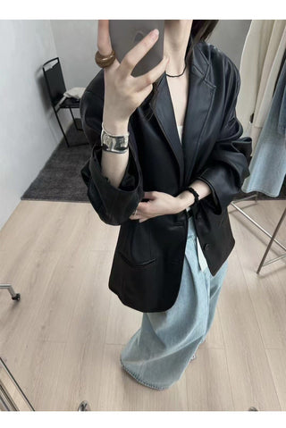 Suit Collar Leather