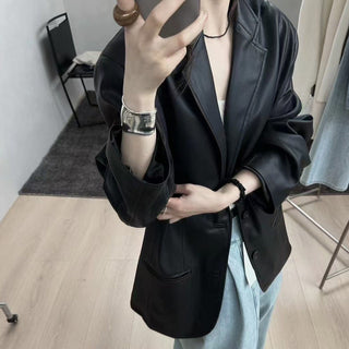 Suit Collar Leather