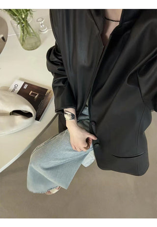 Suit Collar Leather