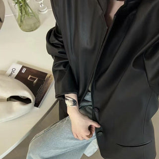 Suit Collar Leather