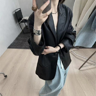 Suit Collar Leather