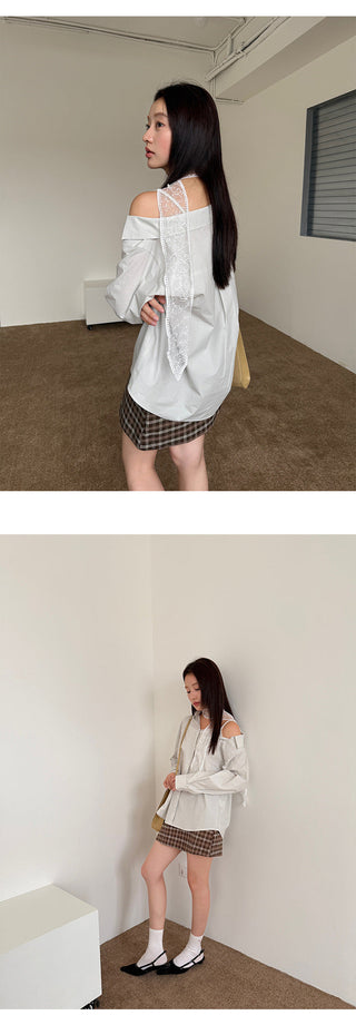 Patchwork Lace Shirt