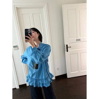 Lace Embroidery Shirt