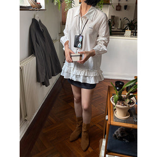 Lace Embroidery Shirt