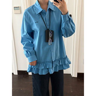 Lace Embroidery Shirt