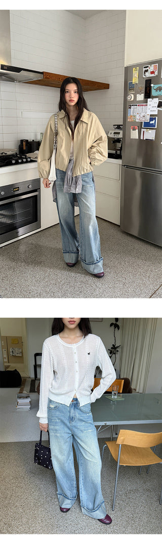Curl Texture Jeans