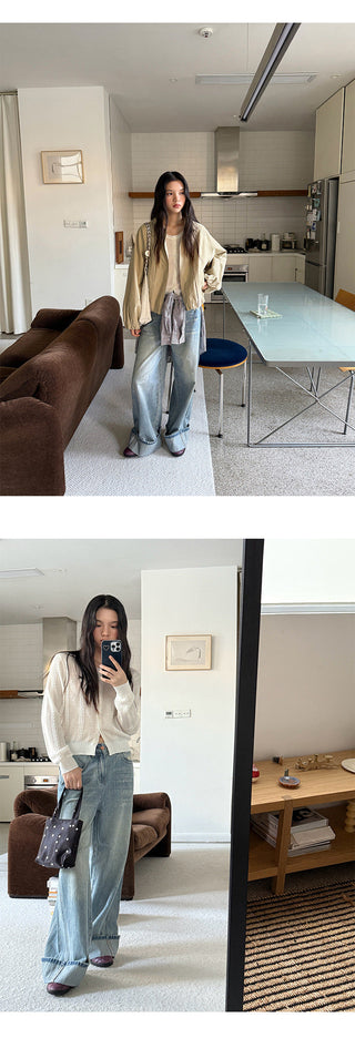 Curl Texture Jeans