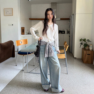 Curl Texture Jeans