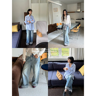 Curl Texture Jeans