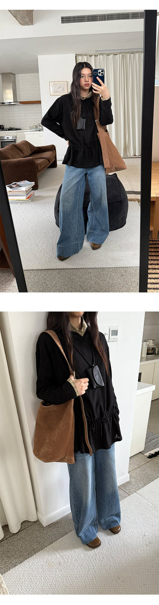 Lace-Up Hoodie
