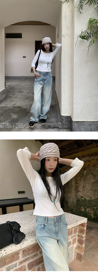 double layer jeans