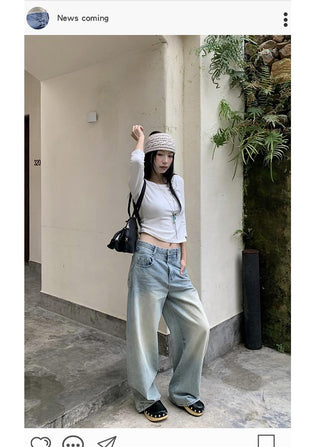 double layer jeans