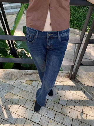 low bootcut jeans