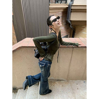 low skinny jeans