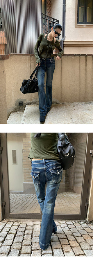 low skinny jeans