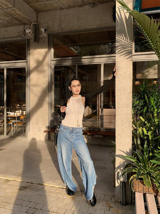 tie-dyed machete jeans