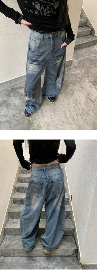 dirty dyed jeans