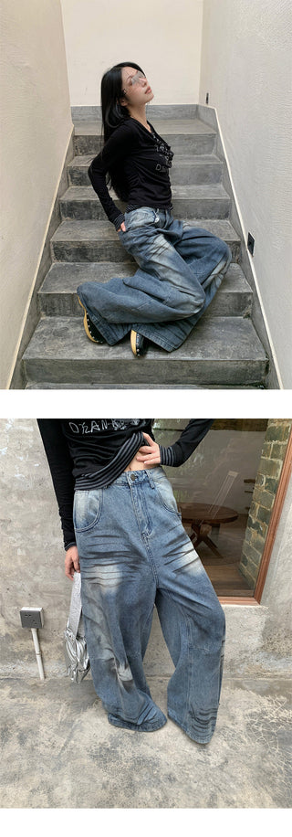 dirty dyed jeans