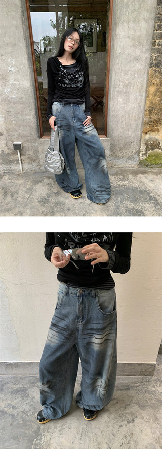 dirty dyed jeans