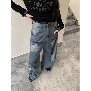 dirty dyed jeans