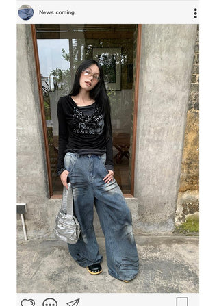 dirty dyed jeans